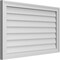 Ekena Millwork Vertical Surface Mount PVC Gable Vnt: Non-Functional, w/2"W x 1-1/2"H, Brickmould Frame, 36"W x 22"H GVPVE36X2202SN - alternate 4